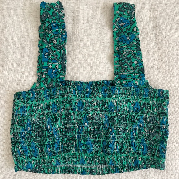 Rhode Tanya Crop Top in Ivy Floral - Picture 4 of 9